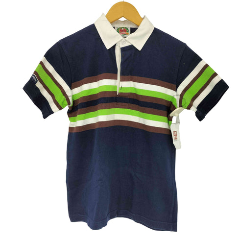 バーバリアン BARBARIAN ボーダー S/S ラガーシャツ メンズ JPN:XS